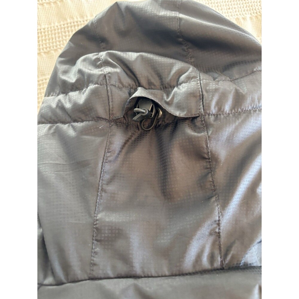 The North Face Gatebreak 550 Down Mens Medium Black Ripstop Hooded Puffer Jacket - Picture 12 of 12